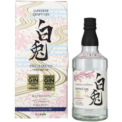 Matsui Whisky Matsui Gin THE HAKUTO Premium 47% Vol. 0,7l in geschenkverpakking