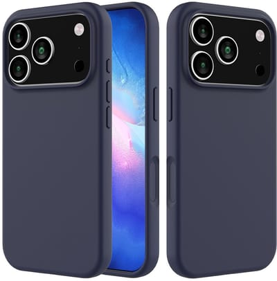 Coverup Hoesje - Geschikt voor iPhone 18 Pro Max / 17 Pro Max Hoesje - Coverup Liquid Colour Back Cover - Midnight Blue