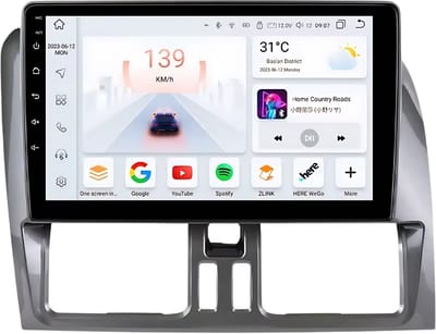 Autoradio met bluetooth - Carplay - Voor Volvo XC60 Que 1 (2008-2017) - Geschikt voor Apple en Android - Stereo - Navigatie - Navigatiesysteem auto - 4GB 32GB