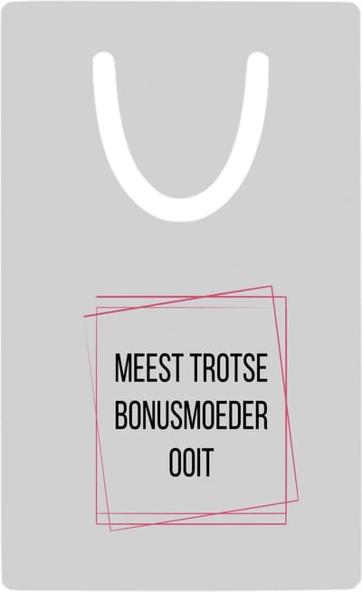 Hacebo® - meest trotse bonusmoeder ooit metalen boekenlegger - trotse bonusmoeder - Moeder cadeautjes - moederdag - verjaardagscadeau - verjaardag - cadeau - geschenk - kado - gift Bladwijzer boekenleggers - 7.6 cm x 5cm