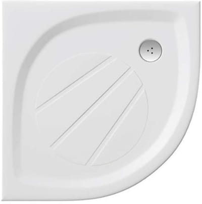 Ravak Galaxy Pro - Douchebak Elipso Pro-80, 80x80 cm, wit XA234401010