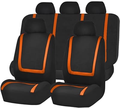 Dailygoods- Autostoelhoezen 9-delige set - Voorstoelhoezen/achterstoelhoezen - Autostoelbeschermers - Interieuraccessoires - Ademend/durable materiaal - Wasbaar/herbruikbaar - Stoelhoezen