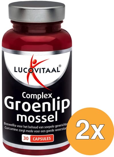 2x Lucovitaal Groenlipmossel (30 capules)