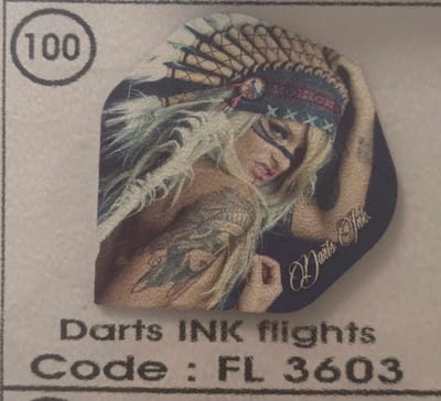 Dart Flights - 10 sets (30 stuks) - 100 micron - 3603