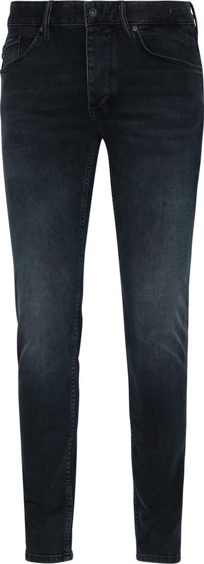 Cast Iron - Riser Slim Jeans Vintage Washed Denim Zwart - Heren - Maat W 30 - L 34 - Skinny-fit