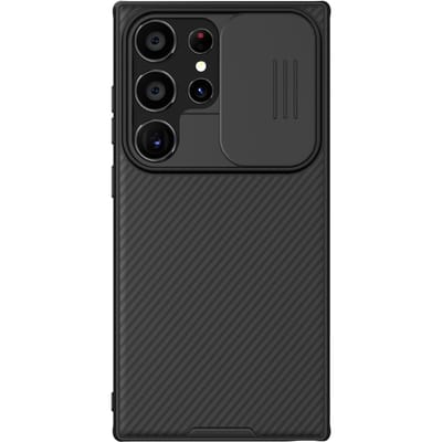 Nillkin Hoesje - Geschikt voor Samsung Galaxy S24 Ultra Hoesje - Nillkin CamShield Pro Back Cover - Zwart