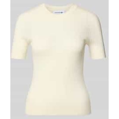 regular fit gebreid shirt van zuivere wol