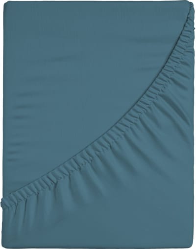 Good Morning hoeslaken effen kleur - Kind 70x150 cm - Adria Blauw - 100% Katoen renforce
