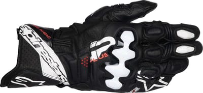 Alpinestars GP Plus R V3 Zwart Wit Leren Handschoenen - Handschoen