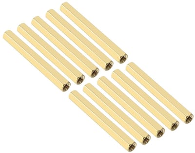Messing Hexagon Standoffs met Draad, Standoffs voor Hoofdbordmontage, Geschikt voor Elektronica en DIY Projecten (M3 x 5 x 40mm)