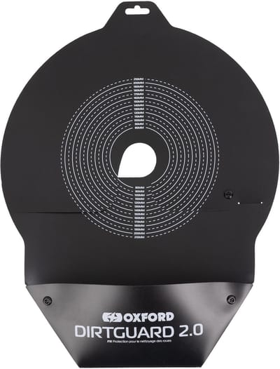 Oxford DIRTGUARD - OX343 - Beschermplaat voor het onderhoud voor ketting en of Schijfrem - Ideaal voor Fiets - Fatbike - Racefiets - MTB of Motorfiets