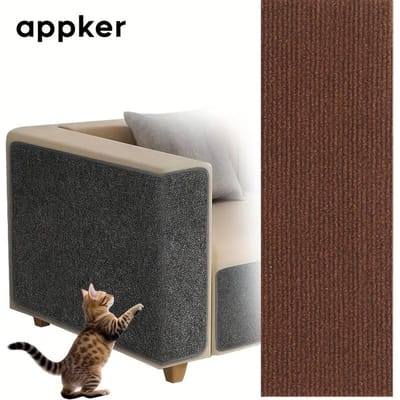 Zelfklevende Kattenkrabmat, 40x200cm, Beschermt Meubels tegen Klauwbeschadiging, Ideaal voor Katten van Alle Leeftijden, Multifunctioneel als Zomerse Slaapmat 40*200cm