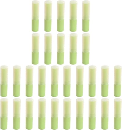 30 Stuks Navulbare Opslagcontainers voor Lipbalsem - Lege Plastic Potjes voor DIY en Lipstick Caps