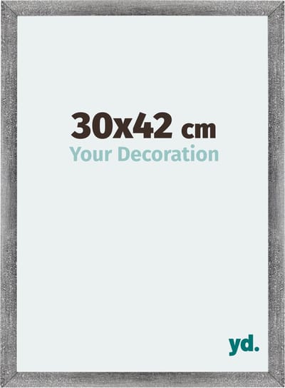 Your Decoration - Fotolijst 30x42 cm - MDF - Grijs Geveegd - Mura