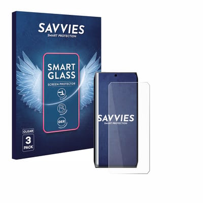 3 Stuks Savvies Screenprotector - geschikt voor Chigee AIO-6 Max - beschermfolie glas transparant