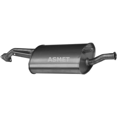 Geluiddemper achter ASMET 26.004