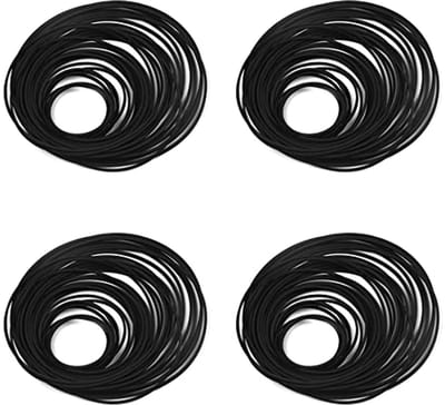 120 Stuks Cassette Tape Machine Riem - Diverse Reparatie Riemen voor Audiorecorders en Dvd-spelers
