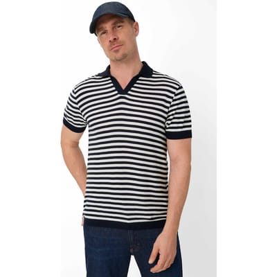 Brax Heren Poloshirt  Style PAZ navy, donkerblauw, maat XXL