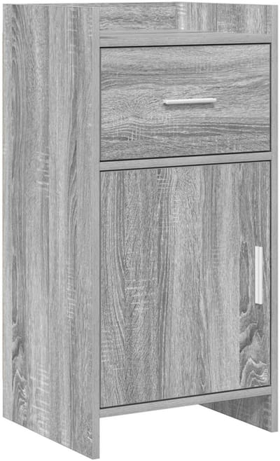 vidaXL - Dressoir - Grijs - Sonoma - 40 - x - 36 - x - 80 - cm - Bewerkt - hout