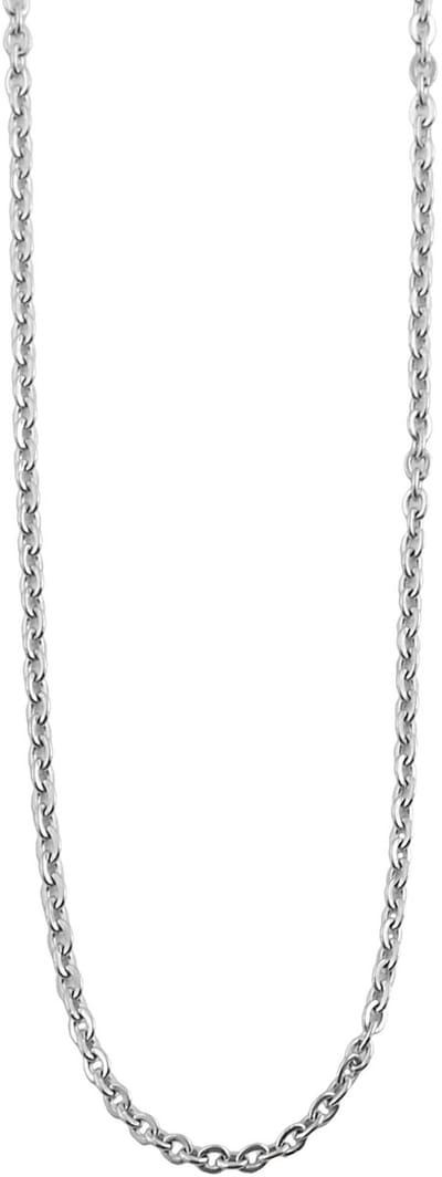 AKZENT Akzent uniseks ketting "Lakiro" zilverlook - nikkelvrije halsketting - uniseks - 40-90