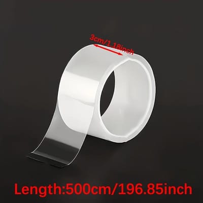 1 Rol 500cm/196.85inch Transparante Kitband, Zelfklevende Afdichtband, Keukenwastafel Badkuip Badkamer Douche Toilet Vloer Muurrand white