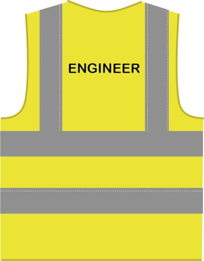 Engineer hesje RWS geel
