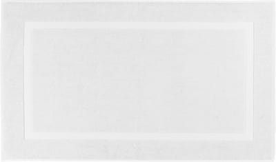 Casilin Badmat 60x100cm Una - Waterabsorberende Badkamermat - Wasbaar en Sneldrogend - Voor Douche en Bad - 100% Katoen - Rechthoek - Wit