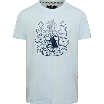Aquascutum Heren Londen T-Shirt (Sky)