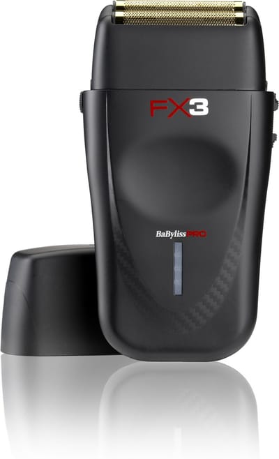 BaBylissPRO FX3 Double Foil Shaver FXX3SBE - Black - 10.000RPM - Lichtgewicht Behuizing - 180 minuten gebruik - For Professionals Only