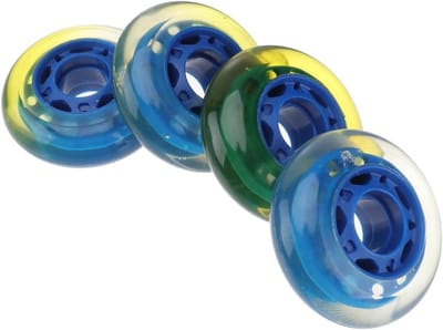 Roller Wielen Set - Skate Onderdelen - Soepel Rijden - Hoge Slijtvastheid - 7x7CM - Blauw