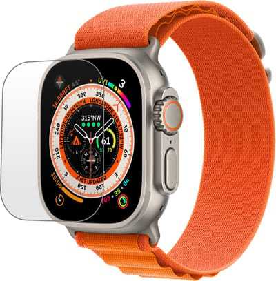 Screenprotector Geschikt voor Apple Watch Ultra Screenprotector Glas Gehard Screen Cover - Screen Protector Geschikt voor Apple Watch Ultra (49 mm) Screenprotector Tempered Glass