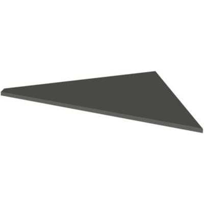 Verbindingsplaat Toledo, voor bureautafels, 90°-hoek, B 850 x D 850 mm, antraciet