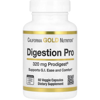 Digestion Pro, met Prodigest®, Plantaardige Spijsverteringsmix van Artisjok- en Gemberextracten, 320 mg, 60 Veggie Capsules