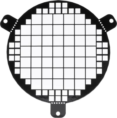 Rond Kruiprooster van 10,2 cm - Zwart Verzinkt Staal Ventilatierooster voor Luchttoevoer