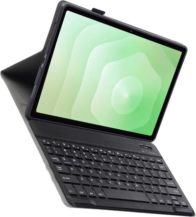 Hoes Geschikt voor Samsung Galaxy Tab S11 - Toetsenbord Case - Keyboard Book Cover - Hoesje - Zwart