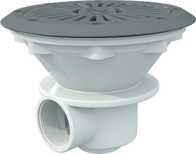 Astral ABS bodemput Ø230 mm - grijs