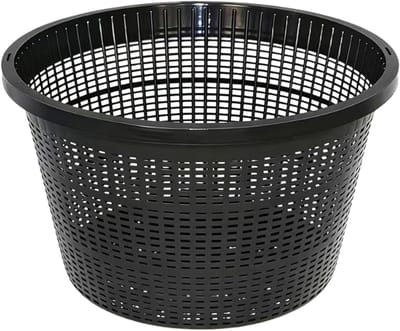 Hydrocultuur manden - Vijvermand Groei cups - Planten kweken - Goede zuurstofvoorziening - 22 cm breed - Zwart