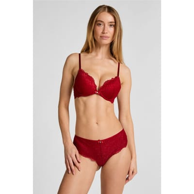 Hunkemöller Dames Lingerie Brazilian Marine - Rood - maat XS