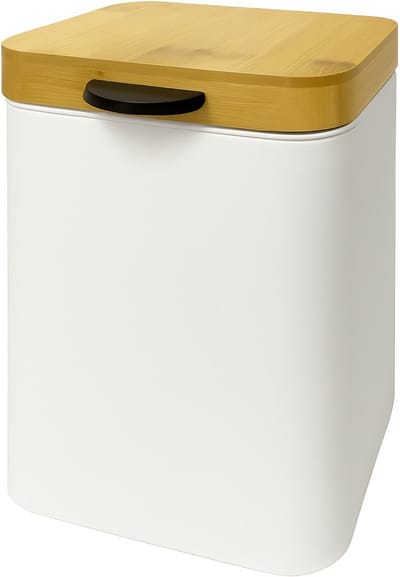 Badkamer prullenbak - 3 l - hangend - wit