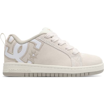 DC Shoes Court Graffik Peuterschoenen - Wit - Maat 32 - Suède