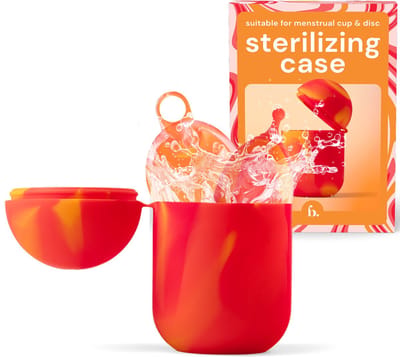 Bodyotics - Sterilisator Case voor Menstruatie Discs & Cups - Compact & Hygiënisch - Reinigingsdoos