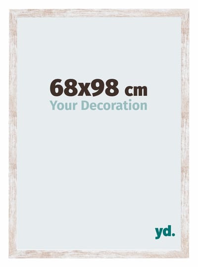 Your Decoration - Fotolijst 68x98 cm - MDF - White Wash - Catania