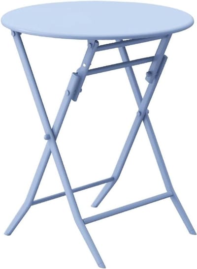Klaptafel - Balkontafel Tuinmeubel - Buiten Zitten - Ruimtebesparend Ontwerp - 60x60x72cm - Blauw