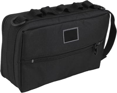 Opbergtas Campingkeuken - Organizer Servies - Outdoor Koken - Waterdichte Oxford Stof - 23 x 14 x 7 cm - Grijs