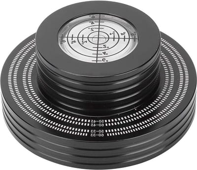 Recordgewichtstabilisator - Hoge Gradiënt - Draaitafelklem - 33 Tpm - 45 Tpm - Zachte Basispad - Duurzaam - Zwart Zilver