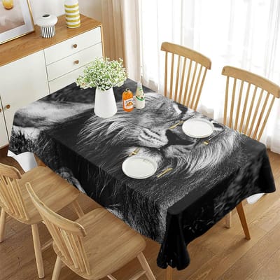 1 pièce chemin de table patchwork beige-marron avec motifs losanges géométriques rouge-blanc. Style ferme, parfait pour les cuisines intérieures, les célébrations, les restaura 100x140cm
