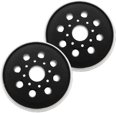 Dailygoods- Schuurschijf 125mm - 2 Stuks - Haak/Lus - 8 Gaten - Compatibel met Bosch - Geschikt voor PEX 220 A/GEX 125-1 AE - Schuurpapier