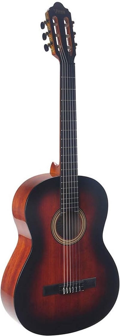 Valencia VC264HCSB Hybrid Neck Klassieke Gitaar 4/4 Brown Sunburst Hoogglans
