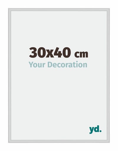 Your Decoration - Fotolijst 30x40 cm - Aluminium - Zilver Mat - Miami