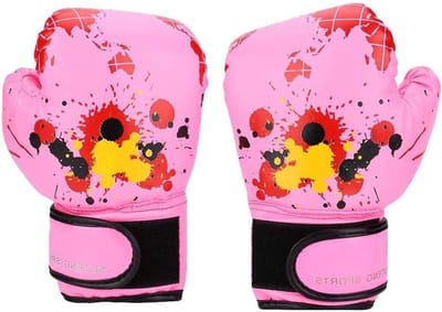Muay Thai Bokshandschoenen voor kinderen - bokszak sparring voor baby's meisjes jongens - roze .